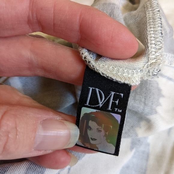 dvf Diane von Furstenberg capela faux wrap look dress black white Ikat - Picture 14 of 14